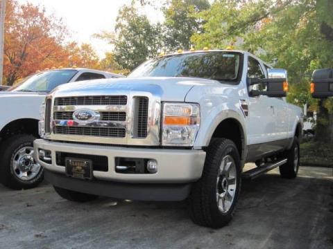 Oxford White Ford F350 Super Duty King Ranch Crew Cab 4x4.  Click to enlarge.