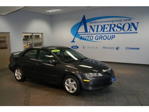 Dark Steel Metallic Mazda MAZDA6 i Sedan.  Click to enlarge.