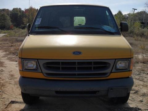 Yellow Ford E Series Van E250 Commercial.  Click to enlarge.