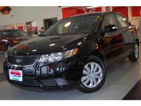 Ebony Black Kia Forte EX. Click to enlarge. Ebony Black Kia Forte EX. Click to enlarge.