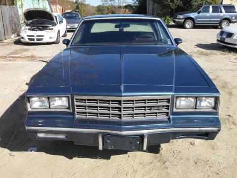 Bright Blue Metallic Chevrolet Monte Carlo Coupe.  Click to enlarge.