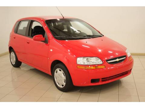 Victory Red Chevrolet Aveo 5 LS Hatchback. Click to enlarge. Victory Red Chevrolet Aveo 5 LS Hatchback. Click to enlarge.