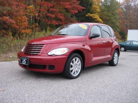 Inferno Red Crystal Pearl Chrysler PT Cruiser Touring.  Click to enlarge.