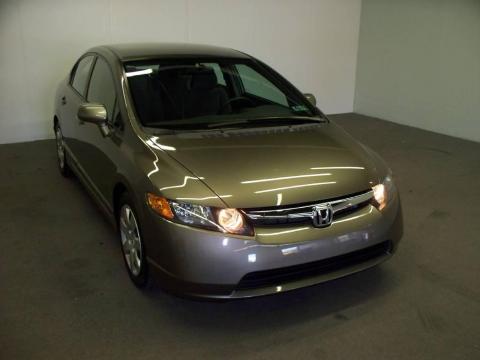 Galaxy Gray Metallic Honda Civic LX Sedan.  Click to enlarge.