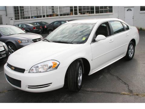 White Chevrolet Impala LT.  Click to enlarge.