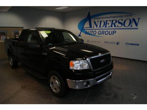 Black Ford F150 XLT SuperCab 4x4.  Click to enlarge.