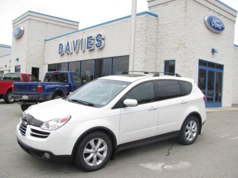 Satin White Pearl Subaru B9 Tribeca Limited 5 Passenger.  Click to enlarge.