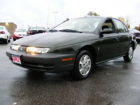 Dark Green Saturn S Series SL1 Sedan.  Click to enlarge.
