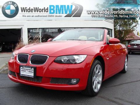 Crimson Red BMW 3 Series 335i Convertible.  Click to enlarge.