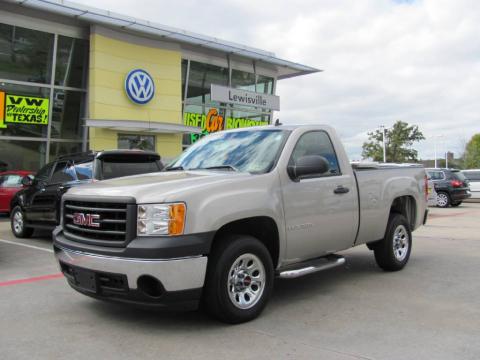 Silver Birch Metallic GMC Sierra 1500 Regular Cab.  Click to enlarge.