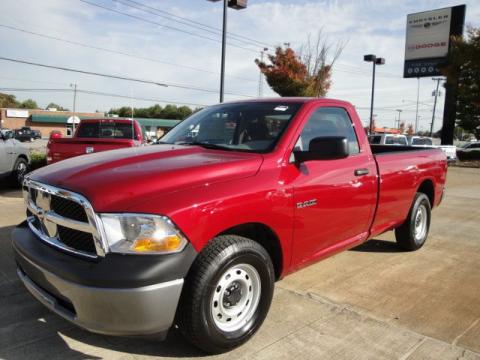 Inferno Red Crystal Pearl Dodge Ram 1500 ST Regular Cab.  Click to enlarge.