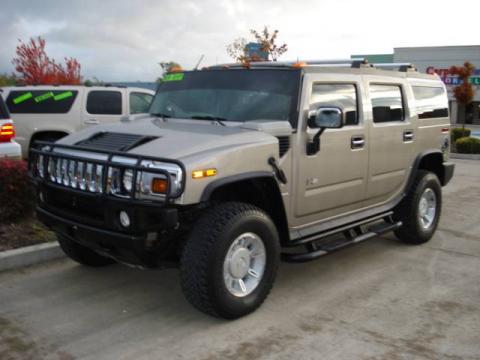 Pewter Metallic Hummer H2 SUV.  Click to enlarge.