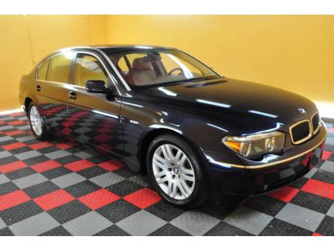 Orient Blue Metallic BMW 7 Series 745Li Sedan.  Click to enlarge.