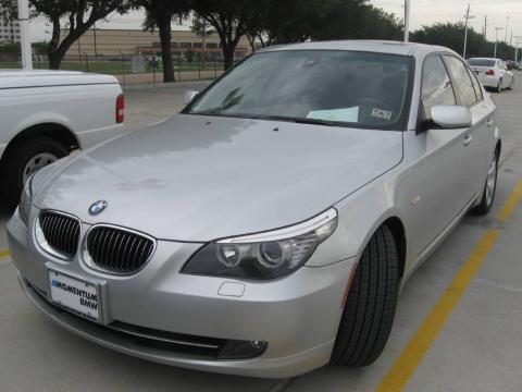 Titanium Silver Metallic BMW 5 Series 528i Sedan.  Click to enlarge.