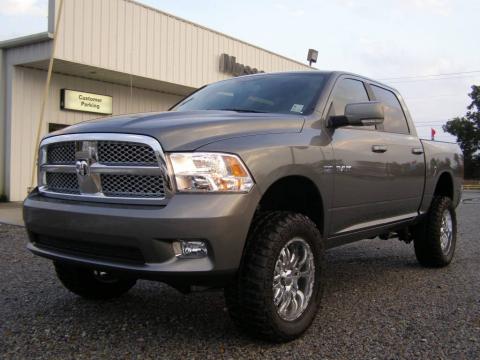 Mineral Gray Metallic Dodge Ram 1500 Laramie Crew Cab 4x4.  Click to enlarge.