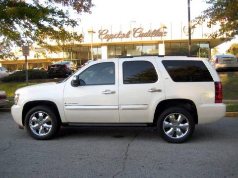 White Diamond Tricoat Chevrolet Tahoe LTZ 4x4.  Click to enlarge.