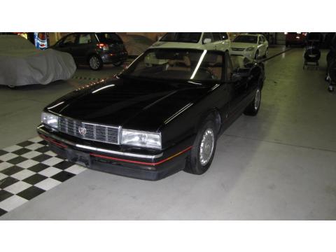 Black Cadillac Allante Convertible.  Click to enlarge.
