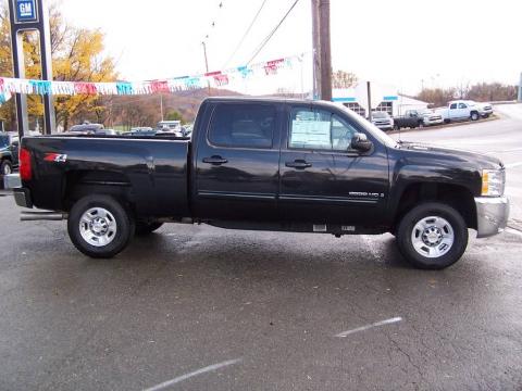Black Granite Metallic Chevrolet Silverado 2500HD LTZ Crew Cab 4x4.  Click to enlarge.