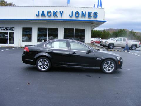 Panther Black Pontiac G8 Sedan.  Click to enlarge.