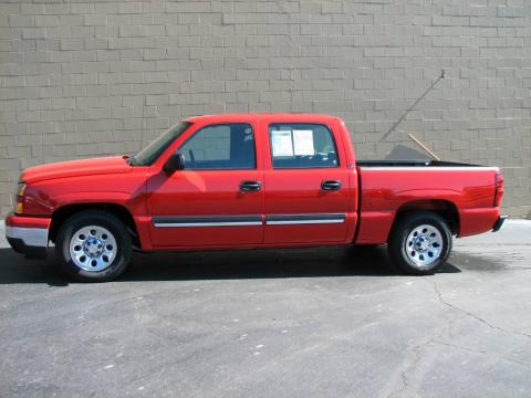 Victory Red Chevrolet Silverado 1500 Classic LS Crew Cab.  Click to enlarge.