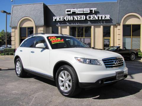 Ivory White Pearl Infiniti FX 35.  Click to enlarge.