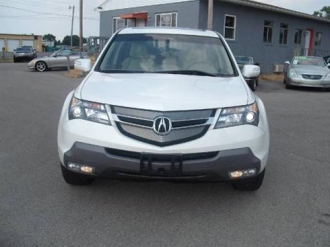 Aspen White Pearl Acura MDX Technology.  Click to enlarge.