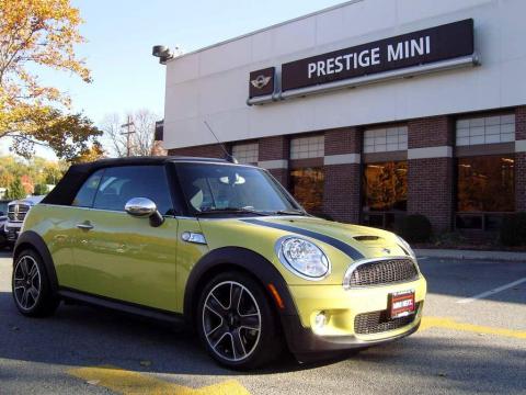 Interchange Yellow Mini Cooper S Convertible.  Click to enlarge.