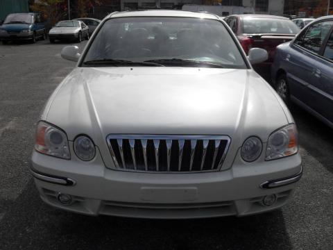 Clear White Kia Optima SE V6. Click to enlarge. Clear White Kia Optima SE V6. Click to enlarge.