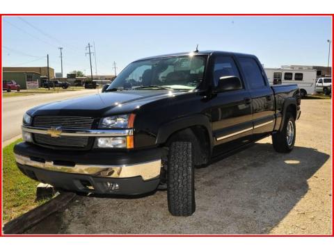 Black Chevrolet Silverado 1500 Z71 Crew Cab 4x4.  Click to enlarge.