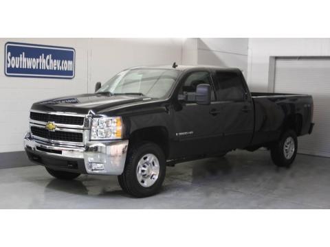 Black Granite Metallic Chevrolet Silverado 3500HD LTZ Crew Cab 4x4.  Click to enlarge.