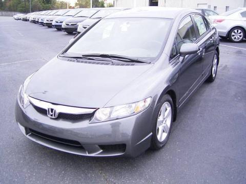 Polished Metal Metallic Honda Civic LX-S Sedan.  Click to enlarge.