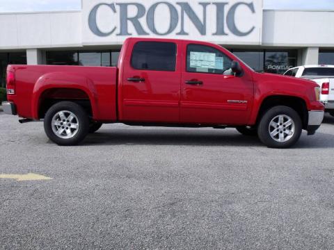 Fire Red GMC Sierra 1500 SLE Crew Cab.  Click to enlarge.