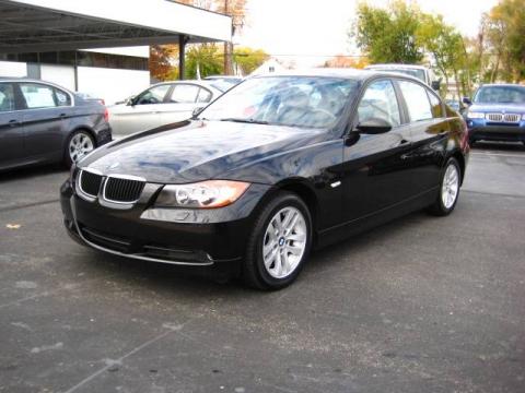 Black Sapphire Metallic BMW 3 Series 325i Sedan.  Click to enlarge.