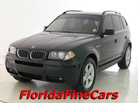 Jet Black BMW X3 3.0i.  Click to enlarge.