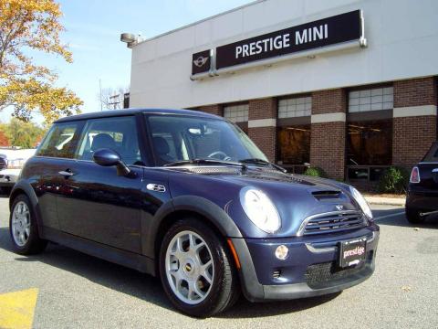 Space Blue Metallic Mini Cooper S Hardtop.  Click to enlarge.
