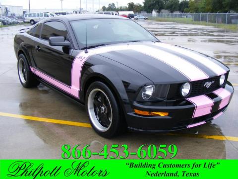 Black Ford Mustang GT Premium Coupe.  Click to enlarge.