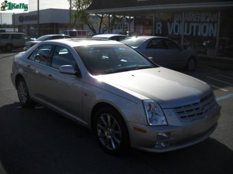 Light Platinum Cadillac STS 4 V8 AWD.  Click to enlarge.