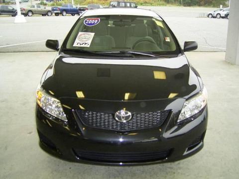 Black Sand Pearl Toyota Corolla .  Click to enlarge.