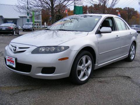 Silver Metallic Mazda MAZDA6 i Sport Sedan.  Click to enlarge.