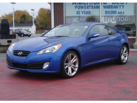 Mirabeau Blue Hyundai Genesis Coupe 3.8 Track.  Click to enlarge.