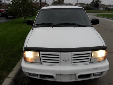 Arctic White Oldsmobile Bravada AWD.  Click to enlarge.