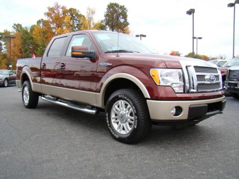 Royal Red Metallic Ford F150 Lariat SuperCrew 4x4.  Click to enlarge.