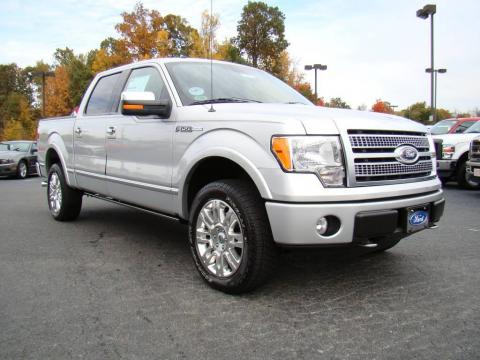 Ingot Silver Metallic Ford F150 Platinum SuperCrew 4x4.  Click to enlarge.