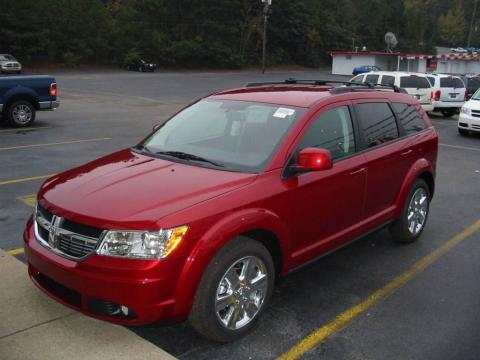 Inferno Red Crystal Pearl Coat Dodge Journey SXT.  Click to enlarge.
