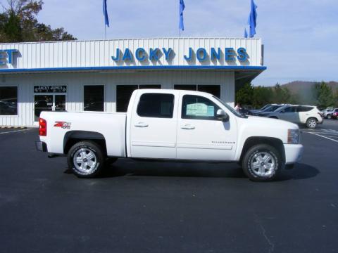 Summit White Chevrolet Silverado 1500 LT Z71 Crew Cab 4x4.  Click to enlarge.