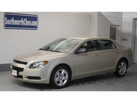 Gold Mist Metallic Chevrolet Malibu LS Sedan.  Click to enlarge.