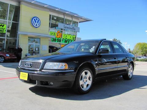 Brilliant Black Audi A8 4.2 quattro.  Click to enlarge.