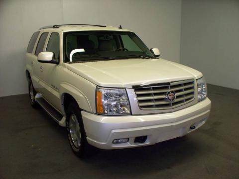 White Diamond Cadillac Escalade AWD.  Click to enlarge.