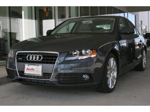 Meteor Gray Pearl Effect Audi A4 2.0T quattro Sedan.  Click to enlarge.