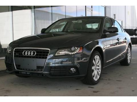 Meteor Gray Pearl Effect Audi A4 2.0T quattro Sedan.  Click to enlarge.